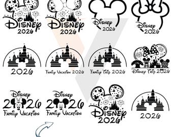 Family Trip 2026 Svg Bundle, Family Vacation Svg, Magical Kingdom, Making Memories Together Svg, Vacay Mode, Best Day Ever, Family Squad Svg