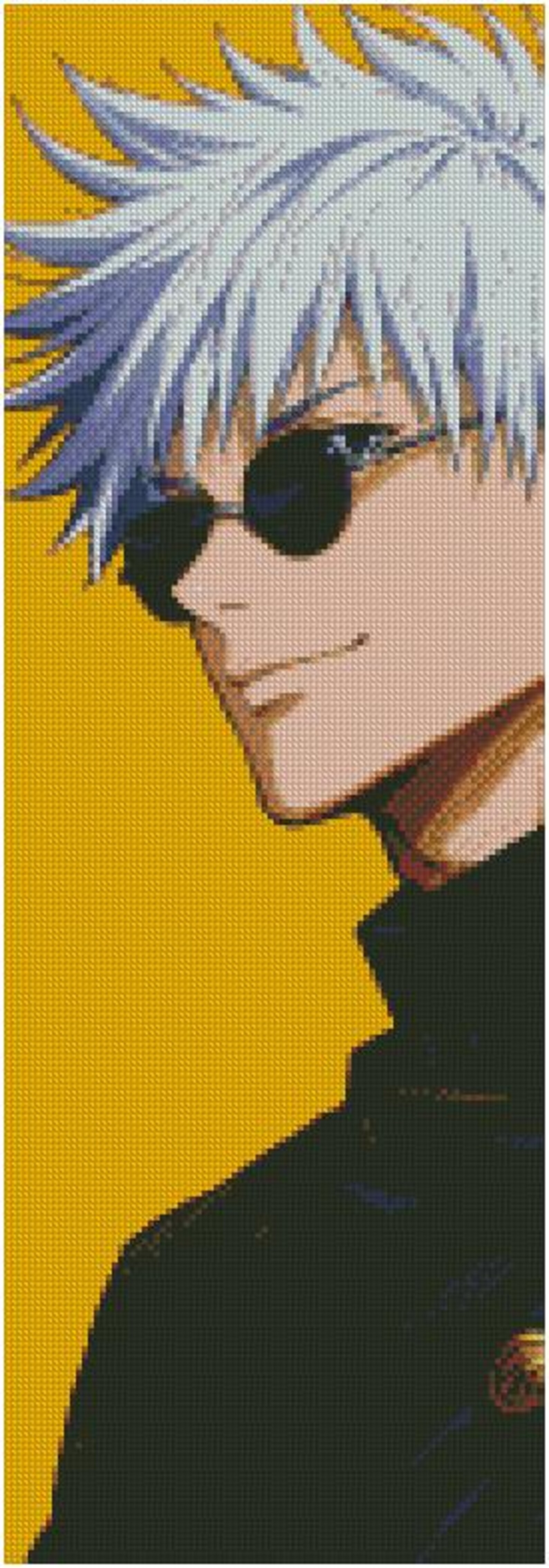 Satoru Gojo & Itadori Yuji Cross Stitch Pattern Set | Anime Jujutsu ...
