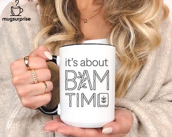 It's About Bam Time Mug, Bam Time Mahjong Mug, Trendy Gifts for Mahj Club, Mahjong Lover Gift, Cute Game Night Mug, Mahjong Mug for Women