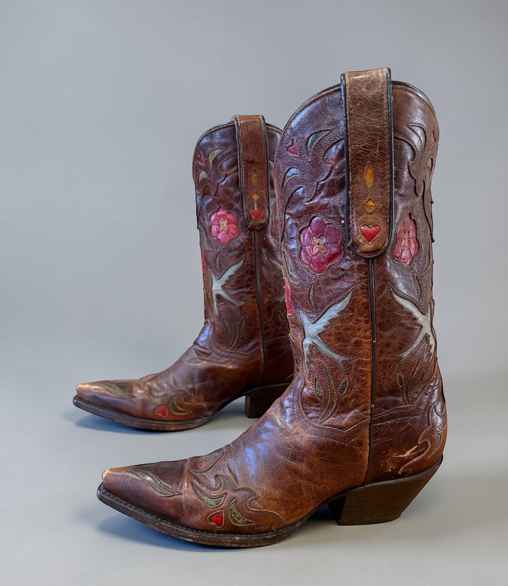 90s Cowboy Boots - Etsy Israel