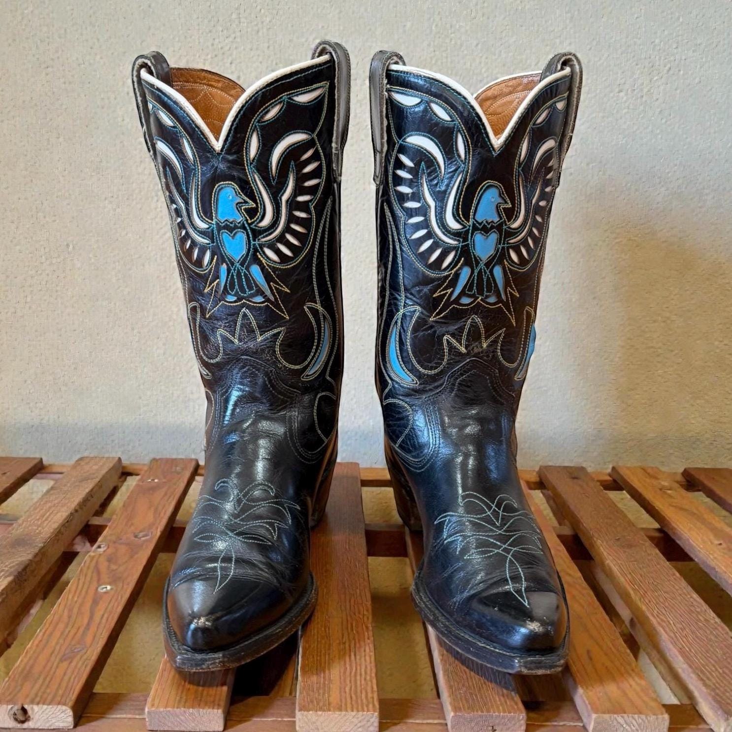 Thunderbird Cowboy Boots - Etsy display picture 3