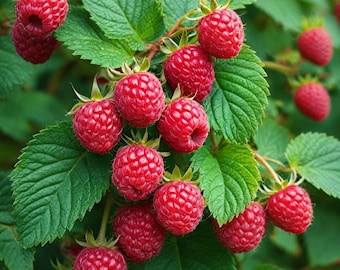 Más de 300 semillas de frambuesa, sin OMG, variedad tradicional de bayas dulces para jardín.