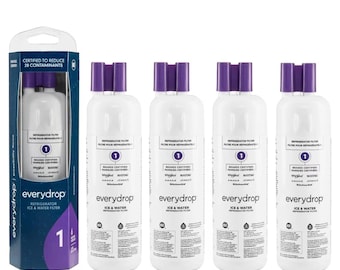 everydrop Refrigerator Water Filter 1, EDR1RXD1 | 4 Filters | Fresh Water for Months 4-Pack