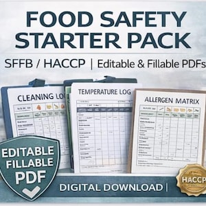 Startpaket för livsmedelssäkerhet (SFFB / HACCP)