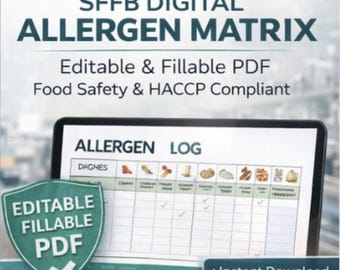 SFBB Digital Allergen Matrix PDF