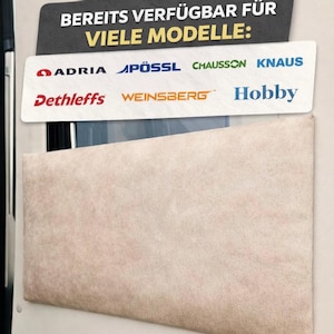 Halter Plisseeschutz bzw. Fensterschutz Halterung Set inkl. Schrauben | Campervan | Pössl, Dethleffs, Knaus, Adria | Plissee Wandpolster
