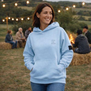 Heavyweight Plain Hoodie Unisex, Pullover Cotton Sweatshirt