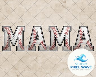 Spieltag, Baseball Mama Png, Baseball Mama Png, Baseball Mama Sublimationsentwurf, Varsity Mama Png, Baseball Png, Mama Png, Muttertagsgeschenk