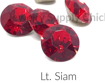 Lt. Siam 39ss, 8mm crystal chatons