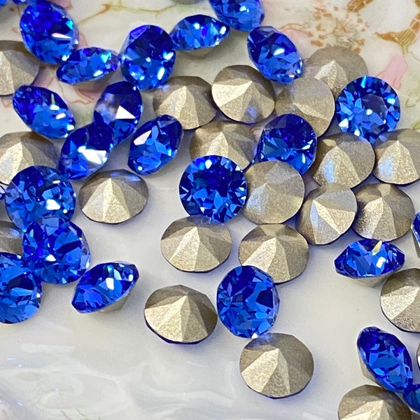 Sapphire 29ss 6mm crystal chatons