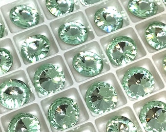 Lt Azore 12mm rivoli crystals Aurora