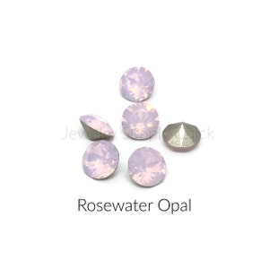 Rose Opal 39ss crystal chatons 8mm Preciosa Maxima