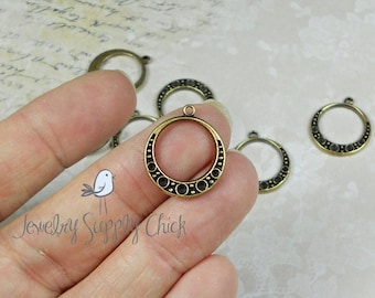 Circle earring hoop 1 loop (3 pair)