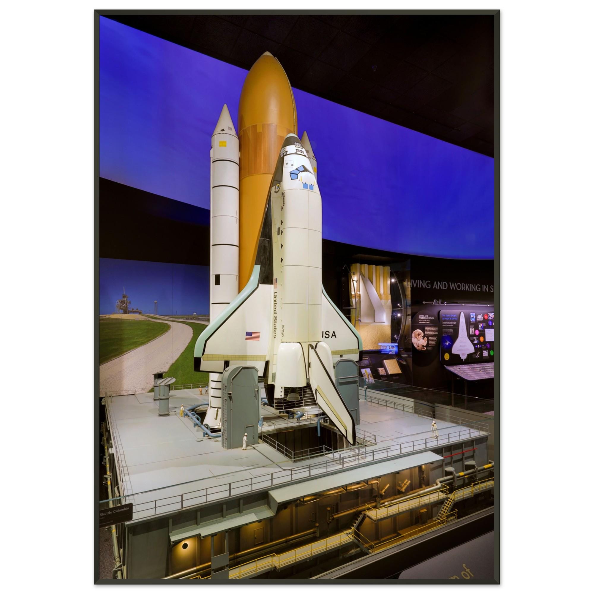 Nasa Space Wall Art |space Shuttle Columbia Launch Poster | STEM Kids ...