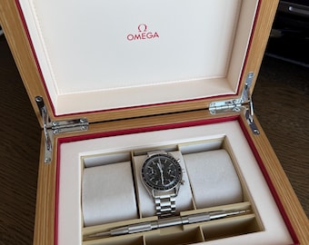 Insert for Omega Box | Felt Lined Storage for 3 Watches, Links & Tools