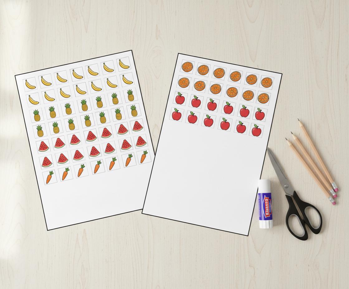 Sorting Math Racer Elephant Kids Printable Sorting Games, Elephant Feeding, Educational Activity ...