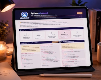 Python Advanced Cheat Sheet — Async, FastAPI, Machine Learning & SQLAlchemy | Level 4 Reference Card