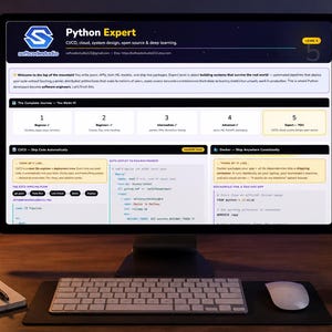 Python Expert Cheat Sheet — CI/CD, Docker, Deep Learning & System Design | Level 5 Reference Card