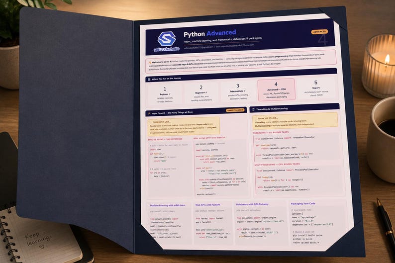 Foglio riassuntivo avanzato di Python: Async, FastAPI, Machine Learning e SQLAlchemy / Scheda di riferimento di livello 4 immagine 2
