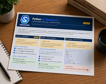 Pythonチートシート集 – 初心者から上級者向け学習ガイド（PDFファイル5点）