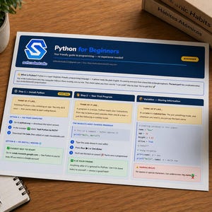 Aide-mémoire Python pour débutants – Guide d'étude (téléchargement PDF) image 2