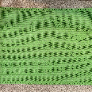 Yoshi Filet Crochet / Cross Stitch Pattern
