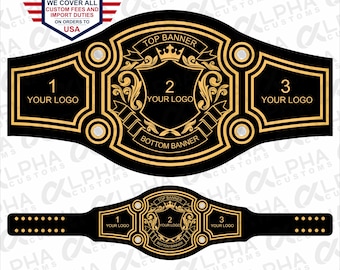 Cintura da campione di wrestling personalizzata, titolo personalizzato dei pesi massimi, premio fantasy sportivo