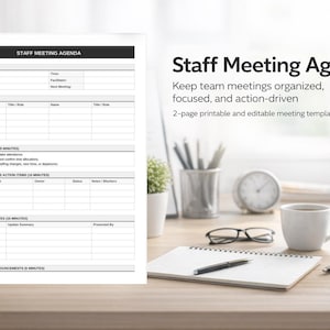 Staff Meeting Agenda Template