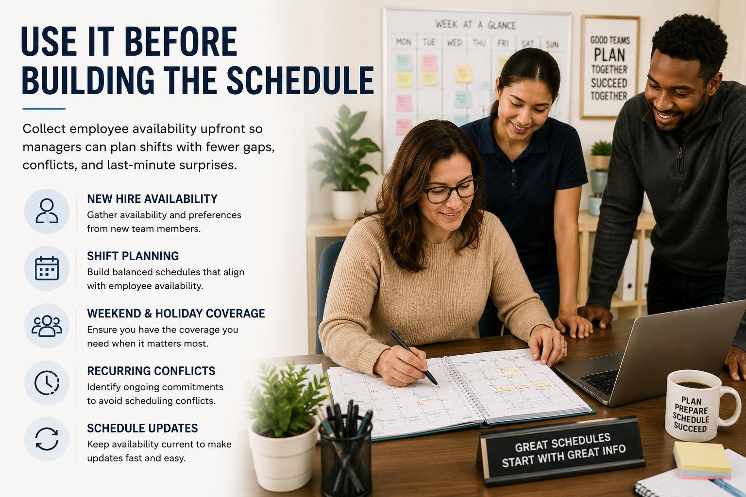 Work Availability Time Work Availability Schedule Template | Employee Availability Form ...