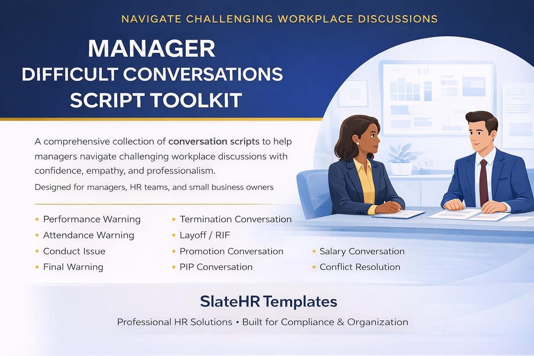 Manager Difficult Conversations Script Toolkit | Performance ...