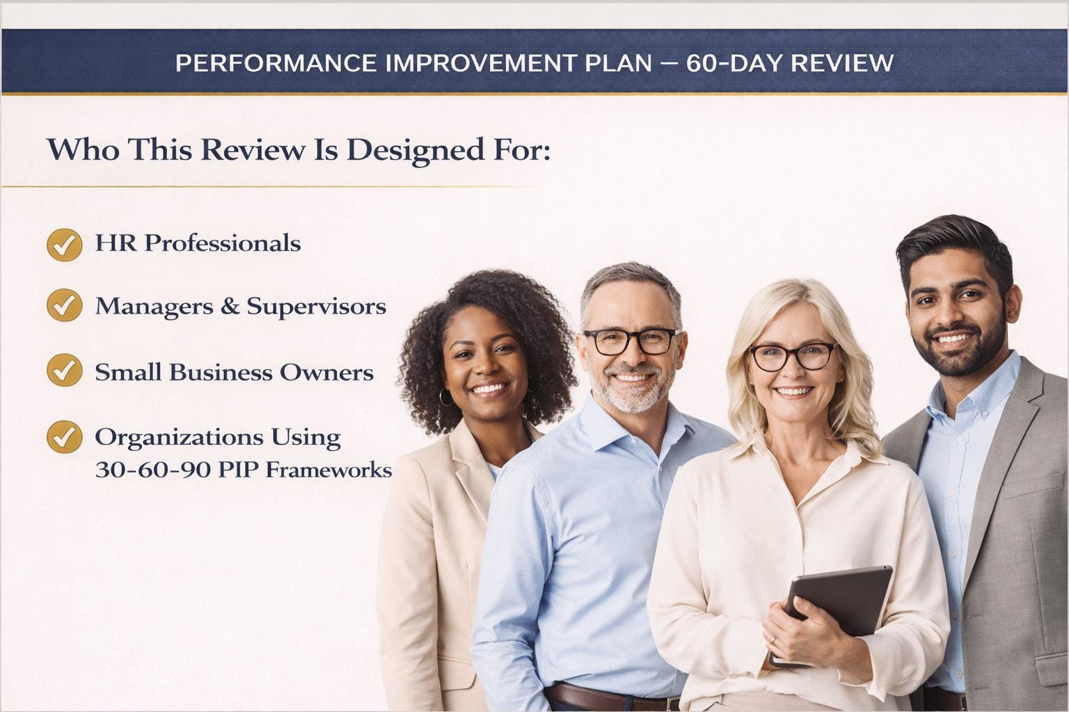 Pip Review Examples 60 Day PIP Review Template | Performance Improvement Plan | Editable ...