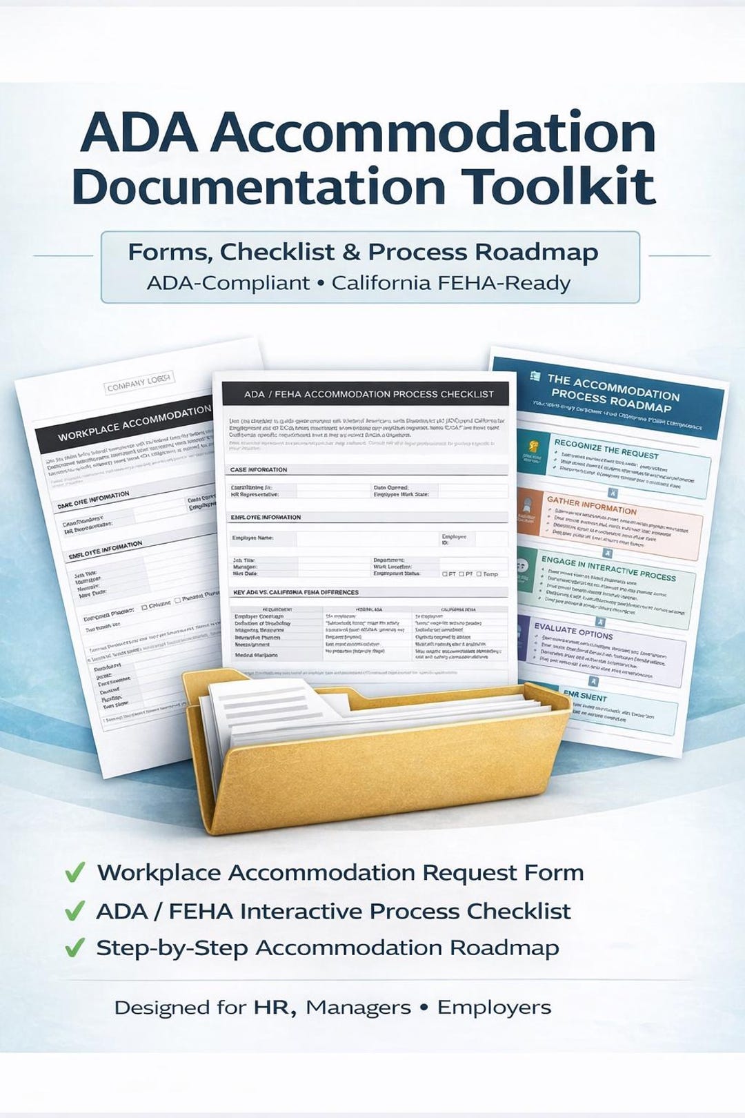 ADA Accommodation Documentation Toolkit for Employers (forms ...