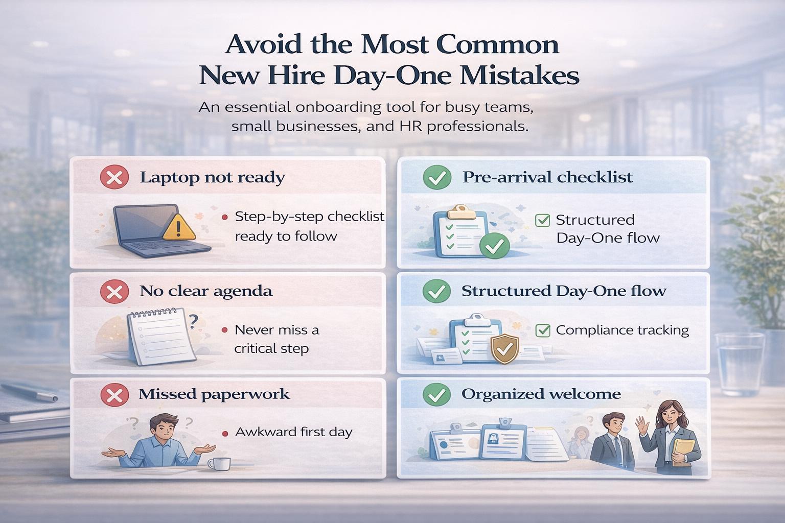 New Hire Orientation Checklist – HR Guide, Feedback Form (printable PDF ...
