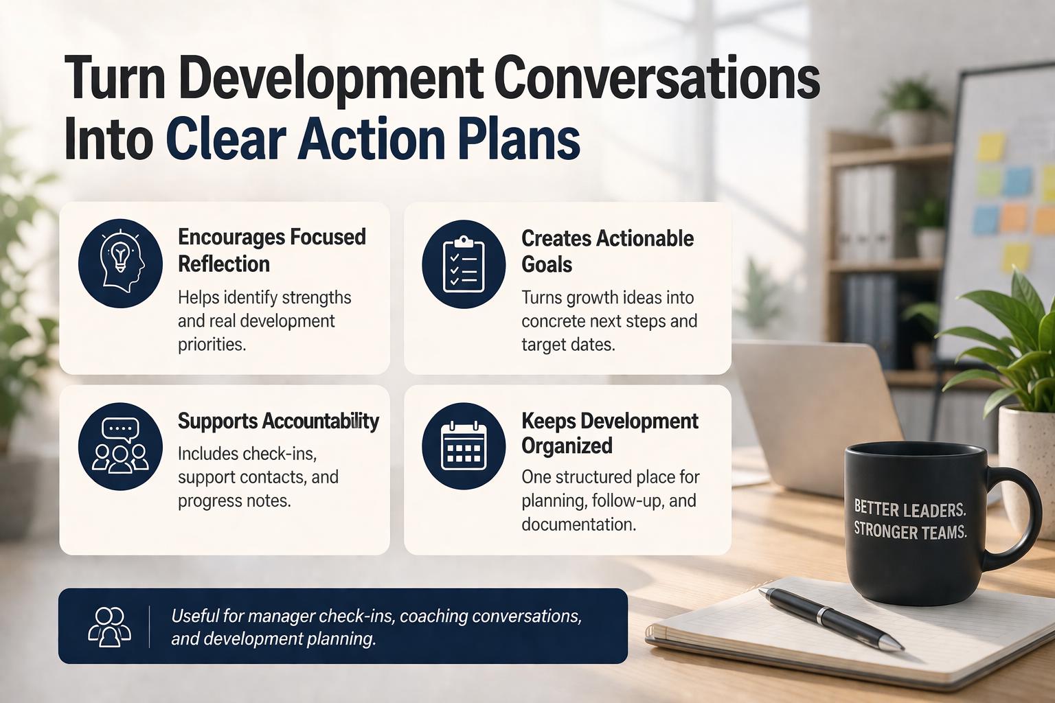 Management Development Plan Template | Editable Word & PDF - Etsy