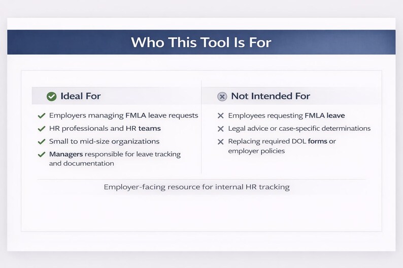 Employer FMLA Checklist and Roadmap | HR Compliance (digital Download ...