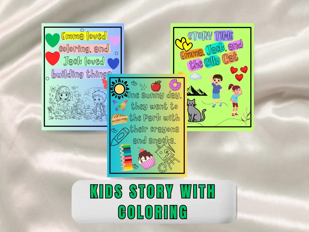 Story Coloring Pages | Story for Kids | Coloring Pages With Story ...