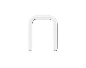 QWALIT Clear Plastic Nose Studs 20 Gauge Bioflex Nose Ring Retainer for Work Surgery Flexible Flesh Skin Tone Nude Small L Shape Nose Bone Nostril Piercing Screw Round and Flat Top 7mm