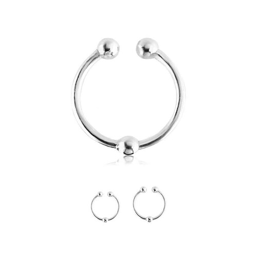 Fake Septum Rings With Ball Fake Septum Ring Faux Septum Etsy