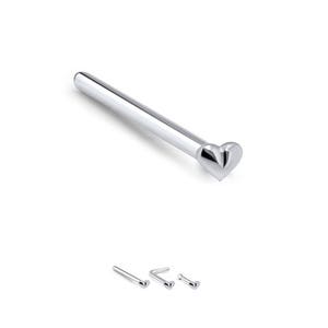 925 Sterling Silver Nose Stud Straight, LBend, Nose Bone Ring Heart 22G. FREE Backing.