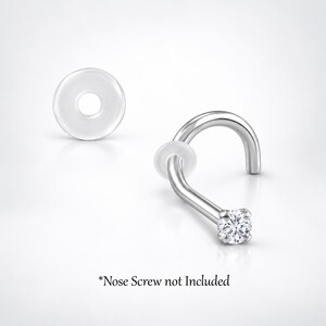 Bioflex Nose Ring O-Rings Backings *Nose stud not included*