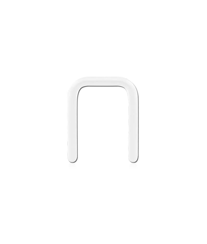 Bioflex Septum Nose Ring Retainer Stud Clear Design. Perfect Etsy