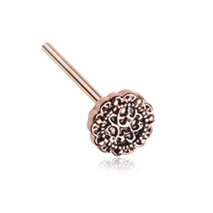 Rose Gold Plated 316L Surgical Steel Mandela Nose Stud Ring Choose Your Style 20G FREE Backing
