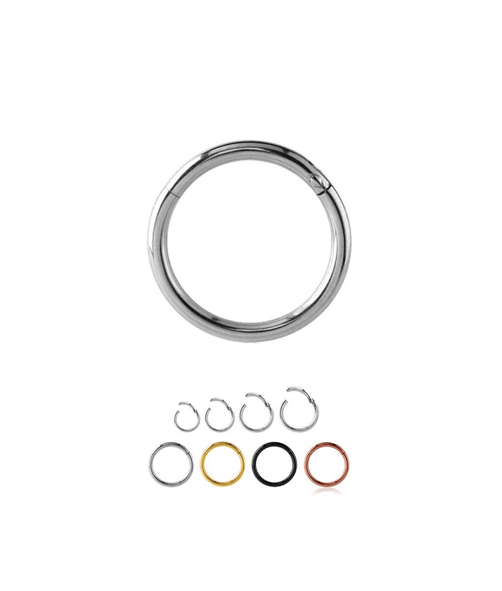 18G~3/8"~10mm 316L Steel Nose Hoop Ring 18G~3/8"~10mm 316L Steel Nose Hoop Ring
