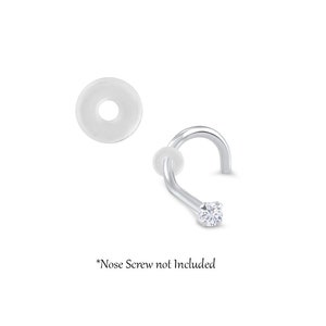 Bioflex Nose Ring O-Rings Backings Nose stud not included image 1