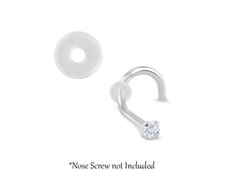 Bioflex Nose Ring O-Rings Backings *Nose stud not included*