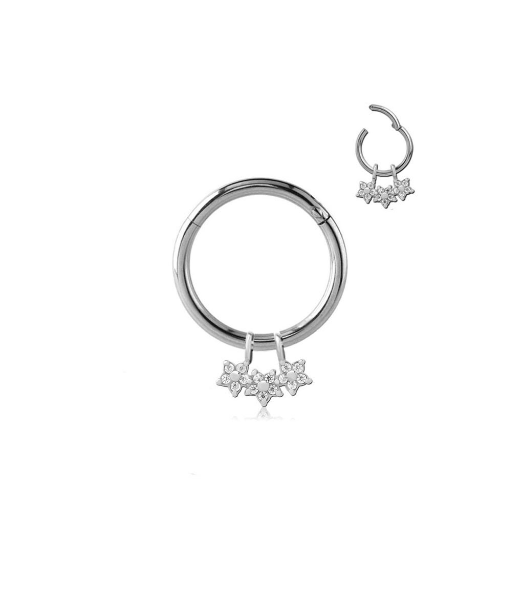 Anelli Clicker Naso Acciaio Chirurgico 316L - Ipoallergenici, 3 Misure, Per Piercing Daith/Septum - Foto 7