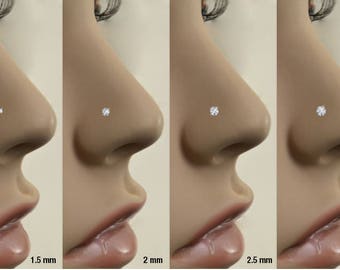 Mm Nose Stud Nose Stud 16G 18G 20G 22G L Shaped S Surgical Steel