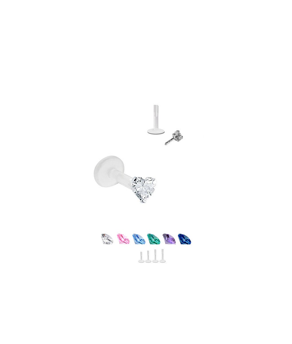 316L Surgical Steel Bioflex Labret Style Nose Stud or Nose - Etsy