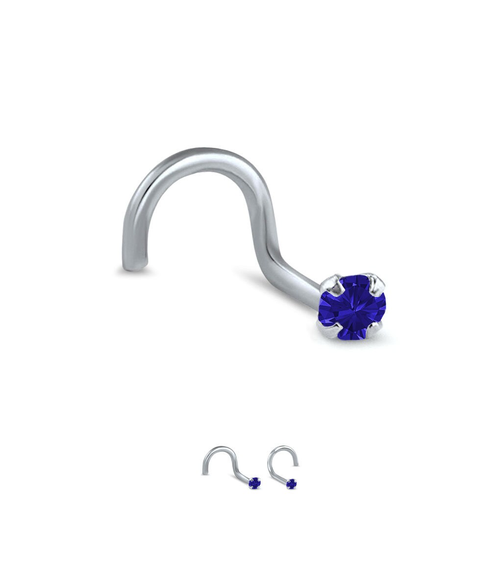 Surgical Steel Nose Studs Choose: Stud or Screw 0.8mm or 1mm Pack of 5 