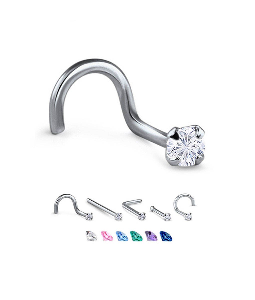 Left screw nose stud sale